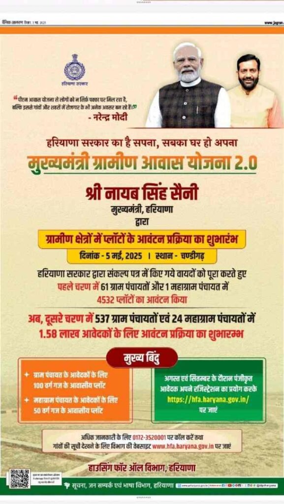 Mukhyamantri Gramin Awas Yojana: गरीब परिवारों को जमीन का तोहफा! आवेदन की प्रक्रिया शुरू, अभी जानें 1 Untitled design