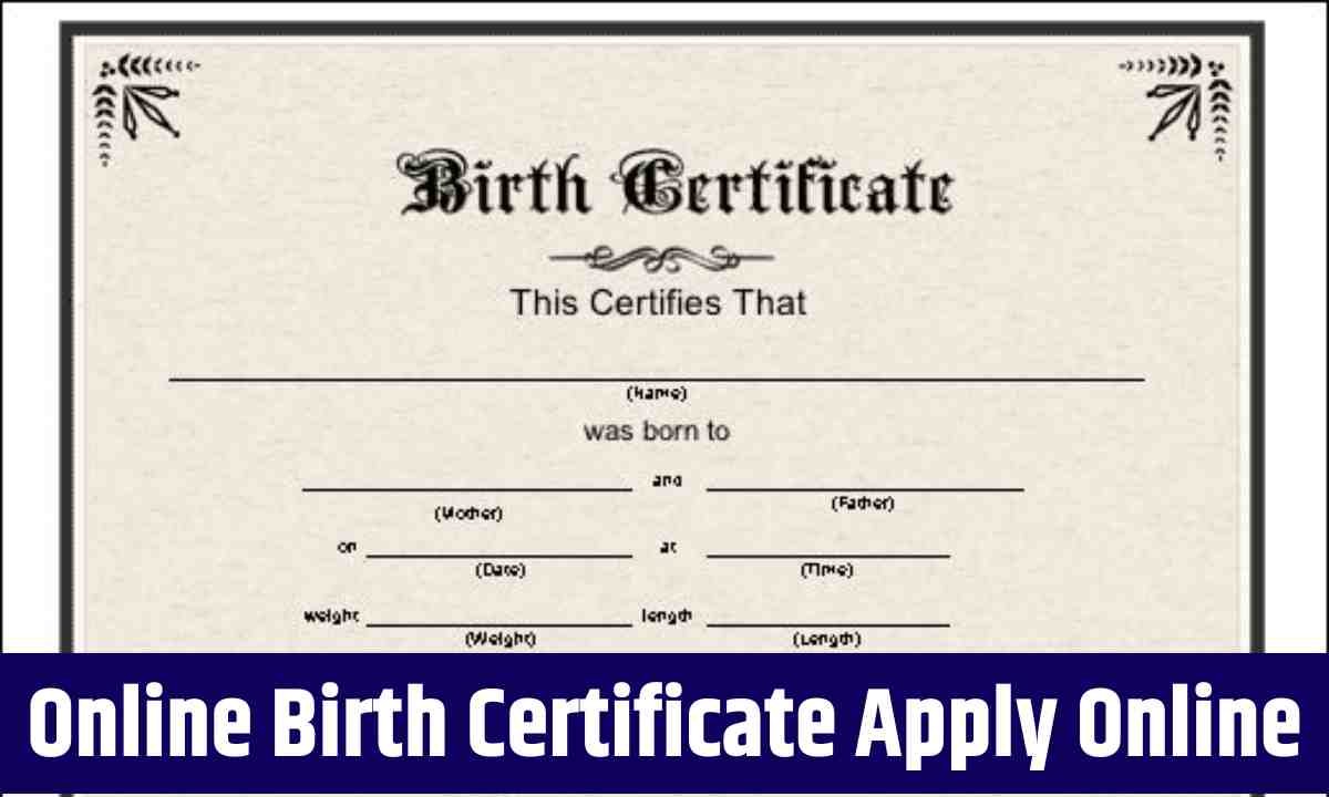 Online Birth Certificate