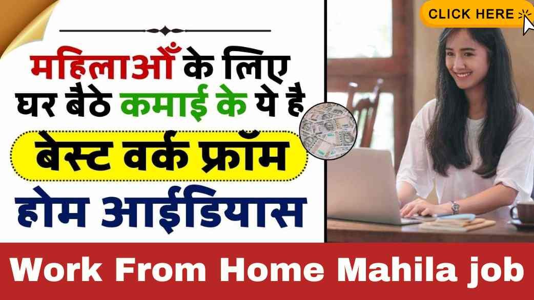 Work From Home Mahila job