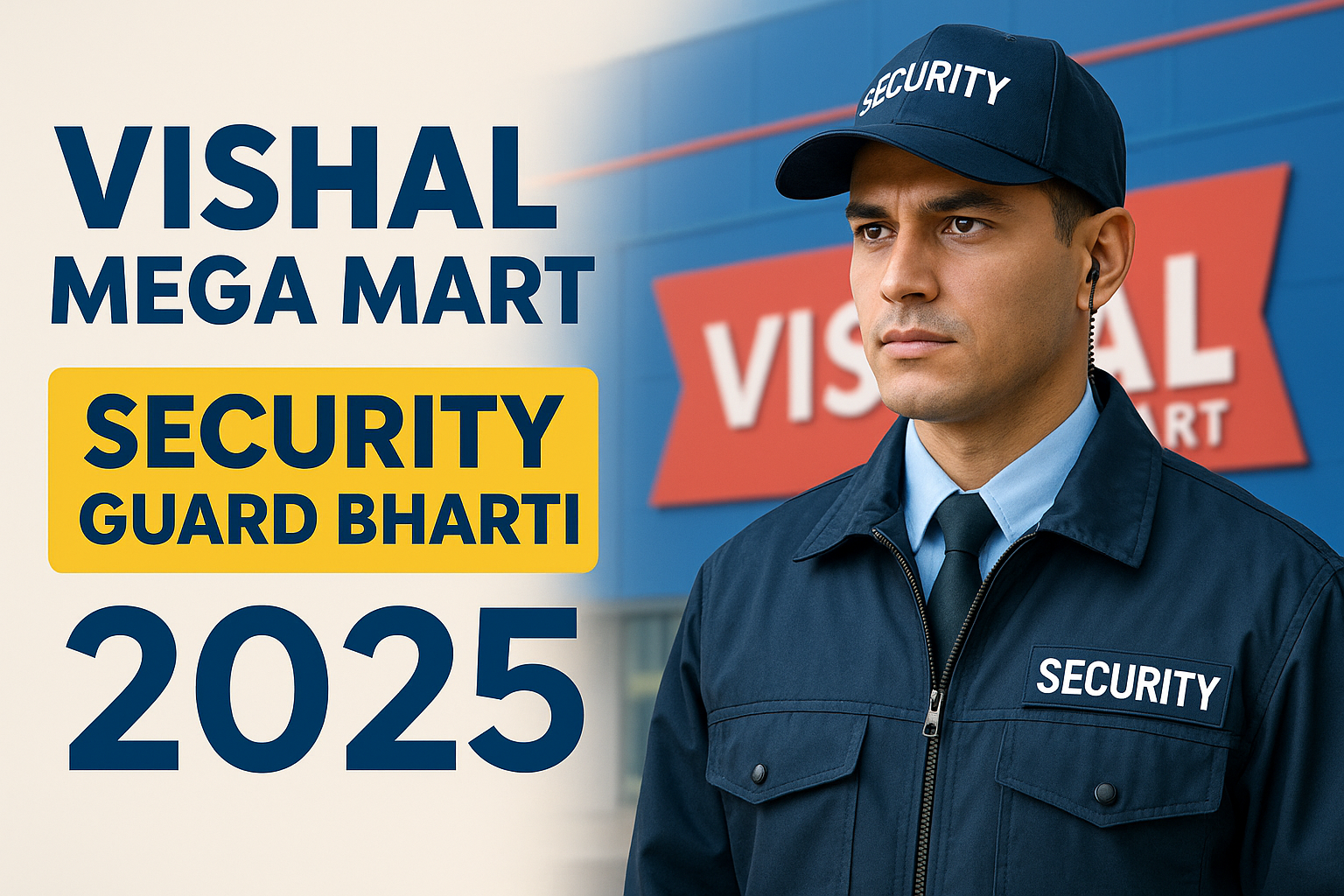 vishal mega mart security guard