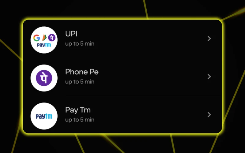 Place football bets faster with Parimatch payment system.