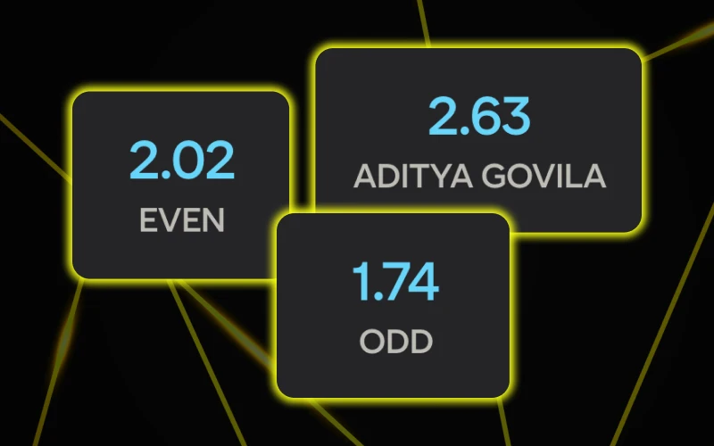 Tennis odds refresh after each rally at Parimatch.