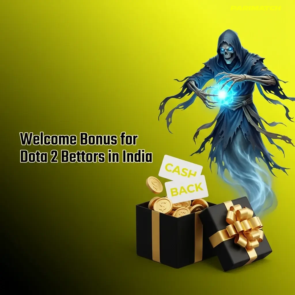 Parimatch India welcome bonus for Dota 2 betting, offering new players 150% up to ₹20,000 on first deposit